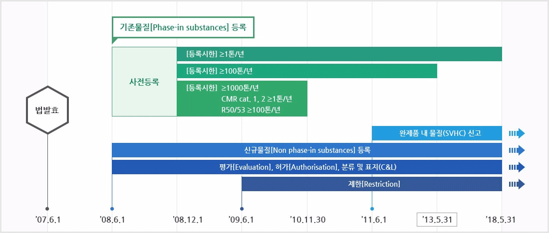 REACH Time Line